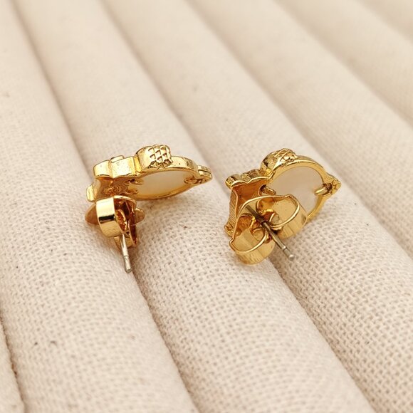 Kate Spade Owl Mother of Pearl Stud Earrings - Picture 2 of 5